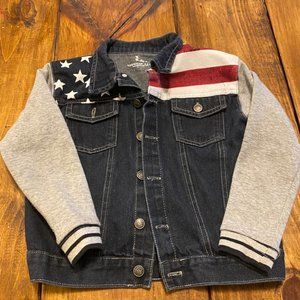 American Flag Jean Jacket